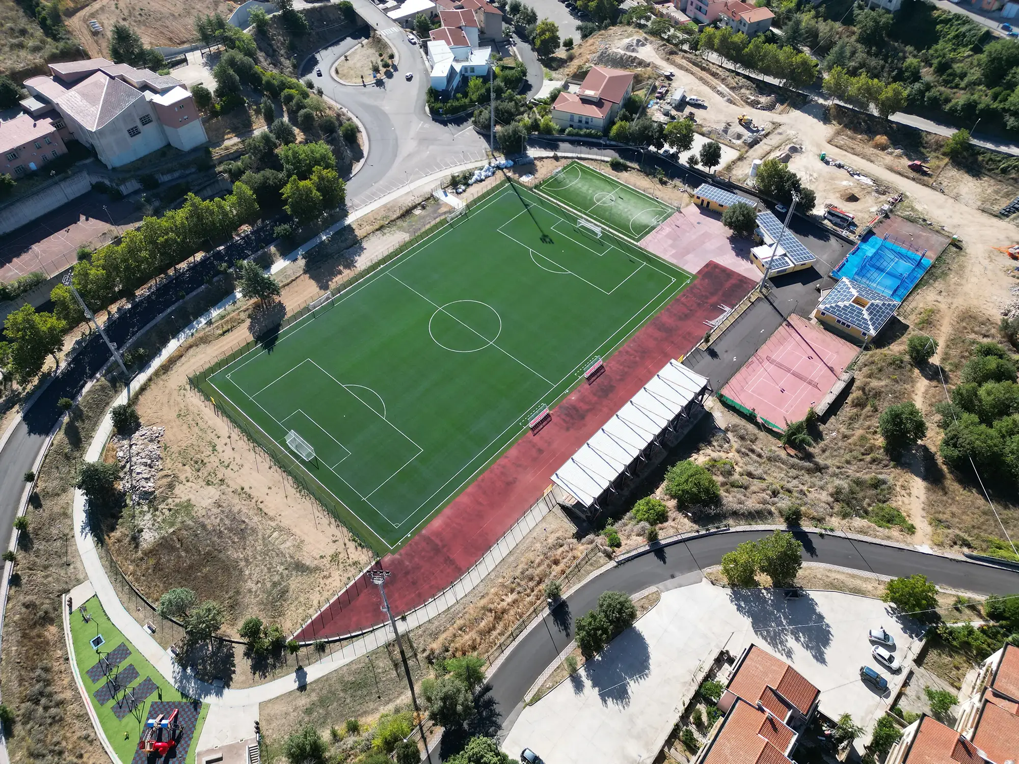 Campo erba artificiale bitti sardegna artificial turf